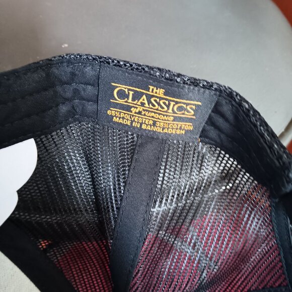 New Vtg Y2K Raise Hell Praise Dale Black Snapback Hat With Mesh Back - Picture 7 of 7